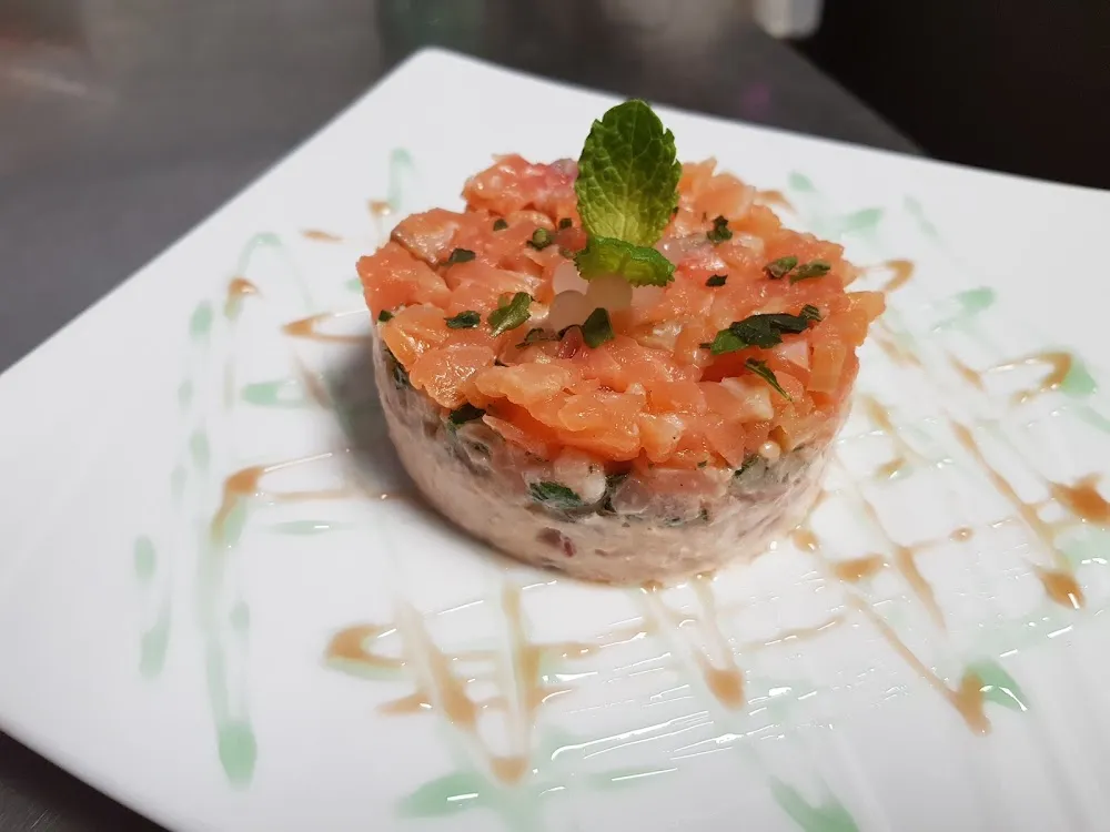 Tartare de Saumon En 3d